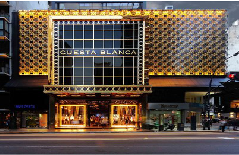 沙洋门头设计与商业空间的纽带。