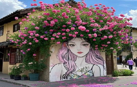 沙洋怎么设计网红打卡墙绘