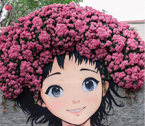 沙洋墙体彩绘-网红墙打卡