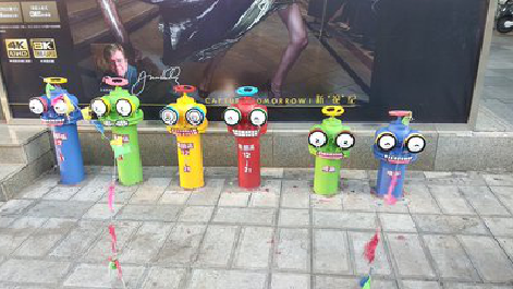 沙洋商业区彩绘