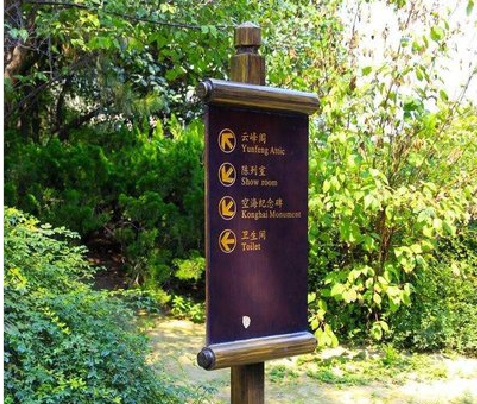 沙洋标识牌与环境之间有什么关系?